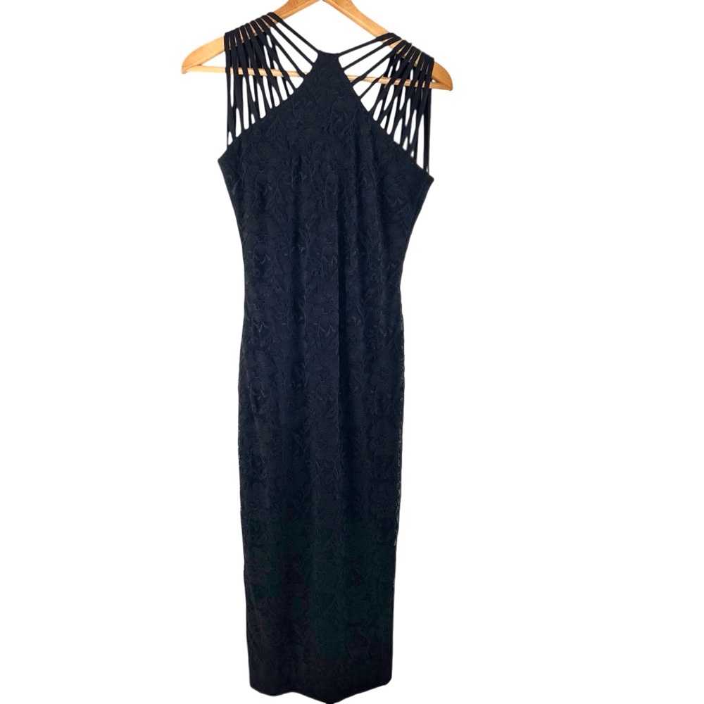 Dress the Population Gwen Black Lace Midi Dress - Picture 2 of 6